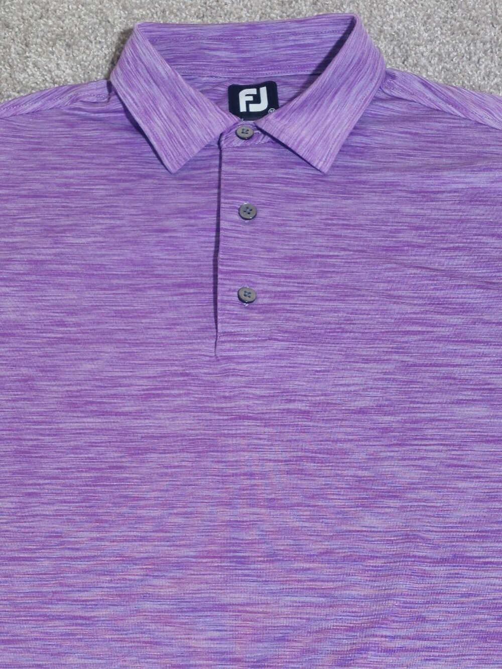 FootJoy golf polo Brentwood Country Club embroidered. Purple Size M